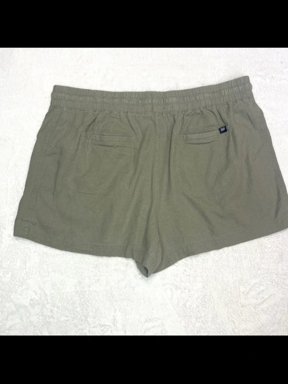 Gap nwot Olive Green Drawstring Women’s Casual Shorts size medium - Picture 6 of 8